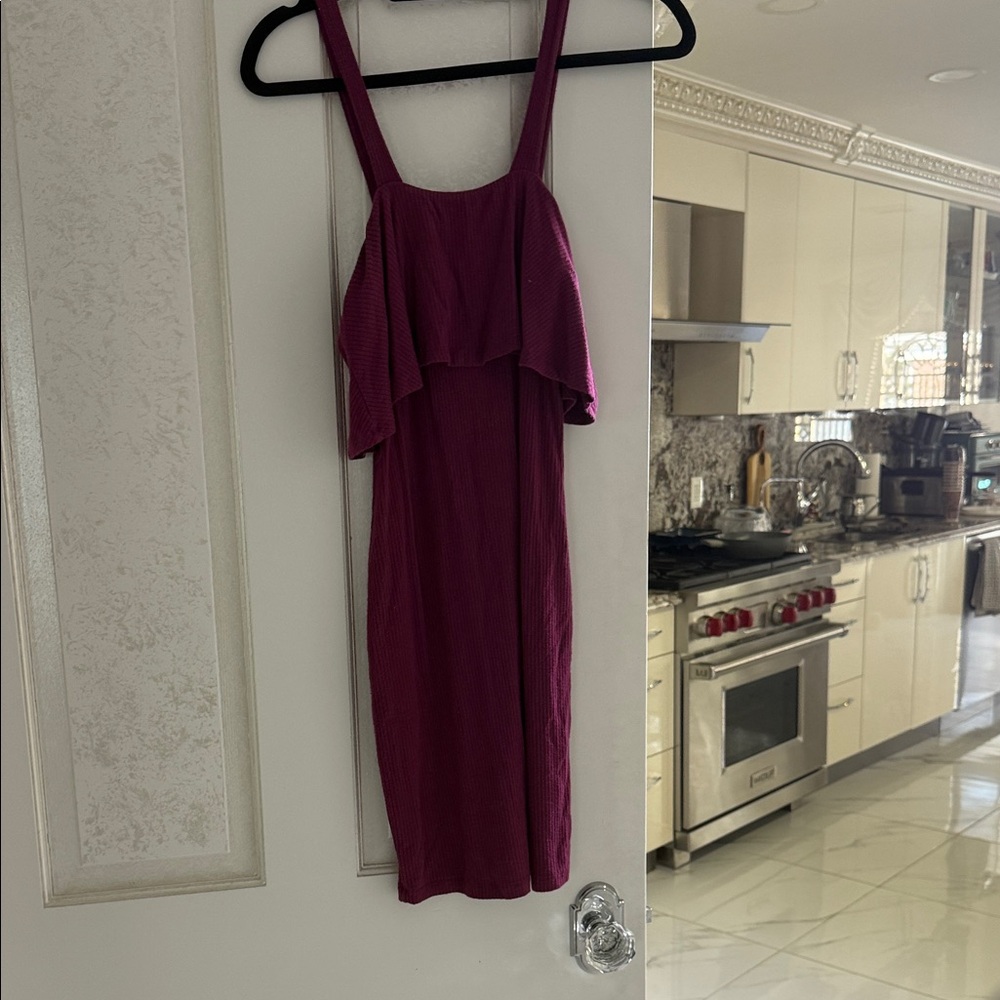 Elegant Purple Women's Dress